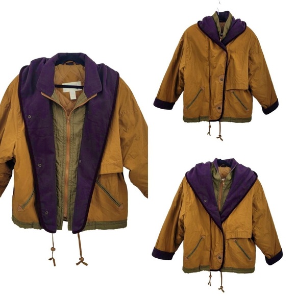 The Limited Vintage Oversized Tan Canvas Coat - Picture 2 of 4